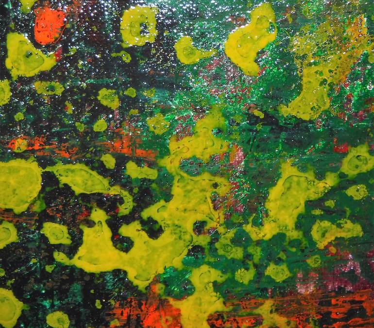 Original Abstract Fantasy Painting by Patrick Hillard