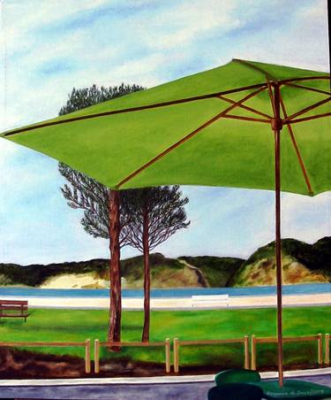 Original Realism Beach Paintings by Cerqueira de Sousa
