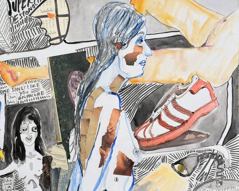 Original Dada Music Collage by Luis Frias