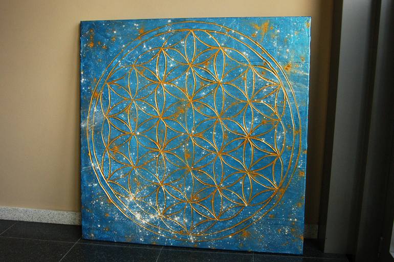 Original Abstract Patterns Painting by Sarah I Avni