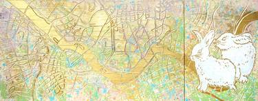 Print of Abstract Cities Paintings by Sarah I Avni