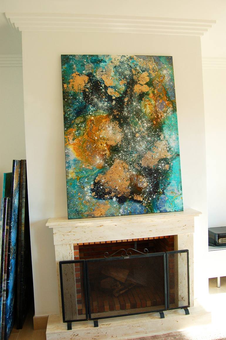 Original Abstract Painting by Sarah I Avni