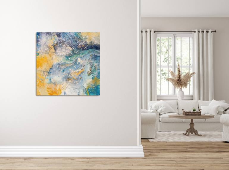 Original Abstract Landscape Painting by Sarah I Avni