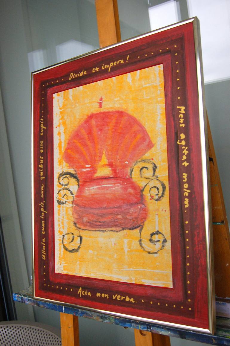 Original Abstract Still Life Painting by Sarah I Avni