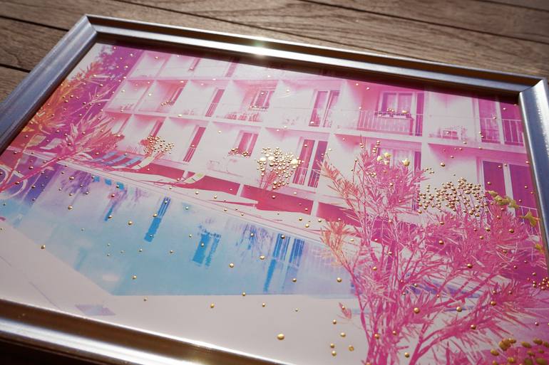 Original Art Deco Beach Painting by Sarah I Avni