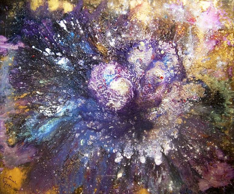 A Moment in All Dimensions VI Painting by Sarah I Avni | Saatchi Art