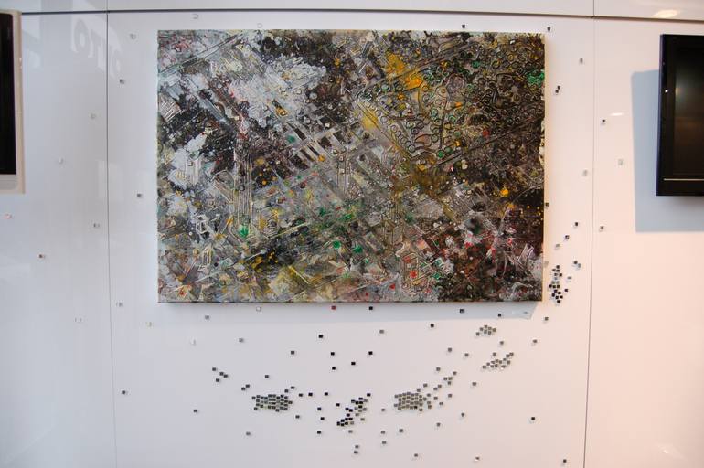 Original Abstract Landscape Painting by Sarah I Avni