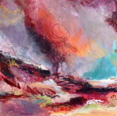 Original Abstract Expressionism Landscape Paintings by Neeta popat Kataria