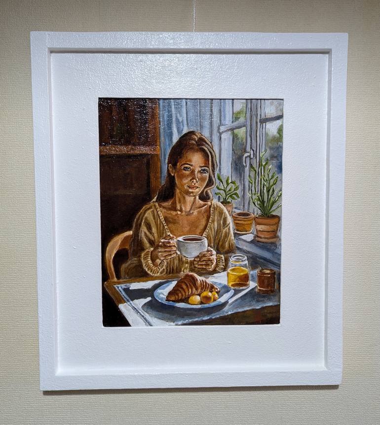 Original Realism Women Painting by Arthur Isayan