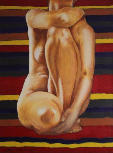Print of Art Deco Nude Paintings by Arthur Isayan