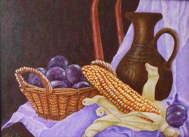 "Maize and plums" thumb