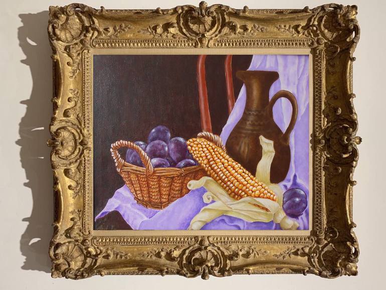 Original Realism Still Life Painting by Arthur Isayan