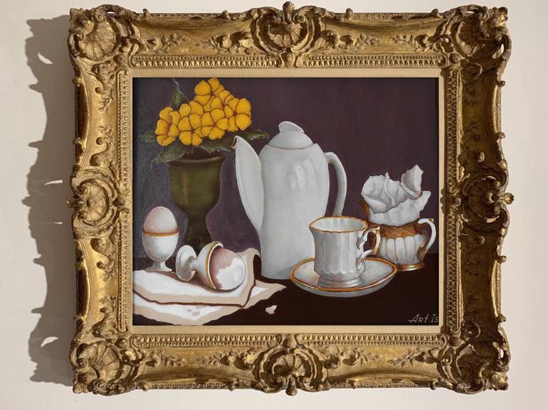 Original Realism Still Life Painting by Arthur Isayan