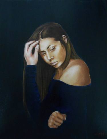 Original Women Paintings by Arthur Isayan