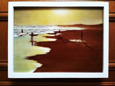 Print of Fine Art Beach Paintings by Arthur Isayan