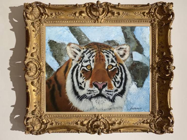 Original Realism Animal Painting by Arthur Isayan