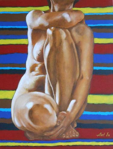 Print of Modern Nude Paintings by Arthur Isayan