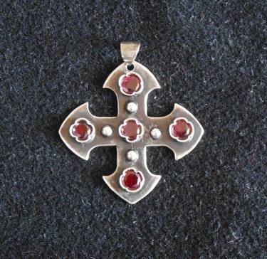 Pendant "Silver Cross" / Antique stylized / SOLD thumb