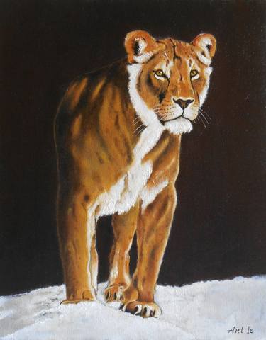 Print of Realism Animal Paintings by Arthur Isayan