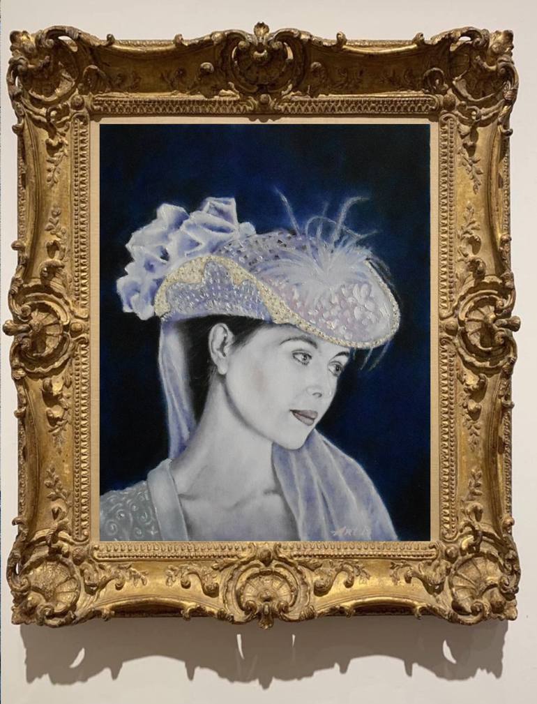 Original Realism People Painting by Arthur Isayan