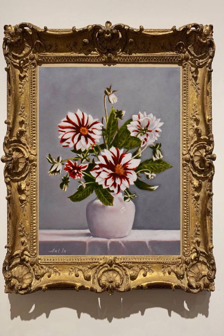 Original Floral Painting by Arthur Isayan