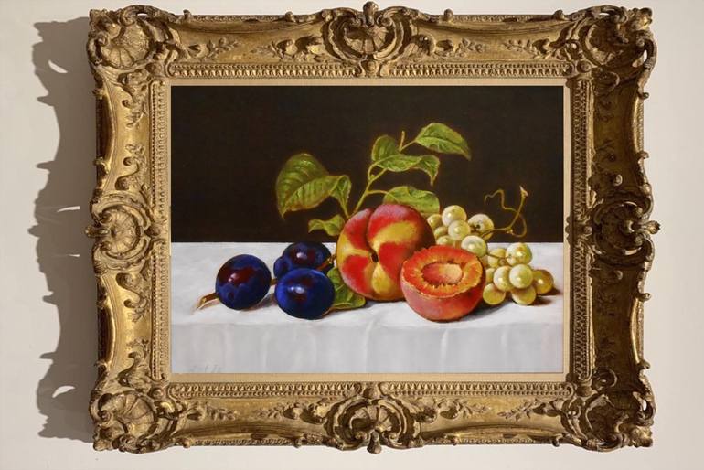 Original Realism Still Life Painting by Arthur Isayan