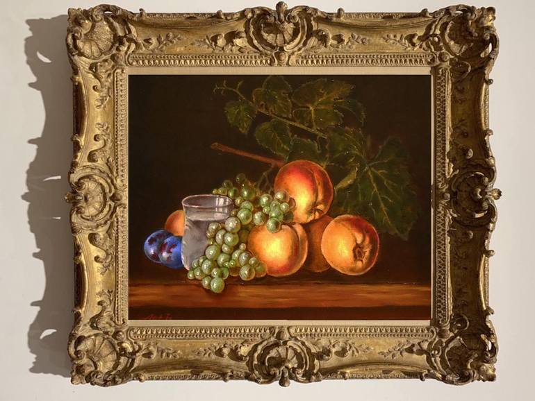 Original Realism Still Life Painting by Arthur Isayan