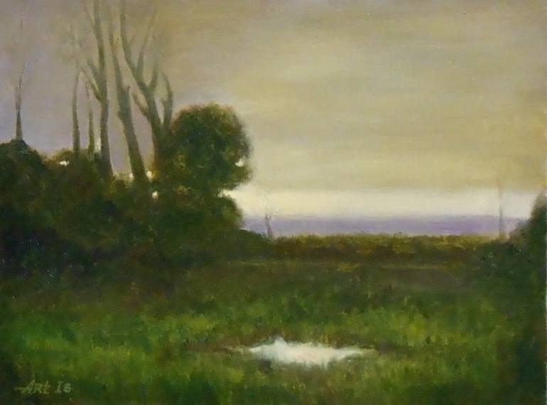 Original Fine Art Landscape Painting by Arthur Isayan