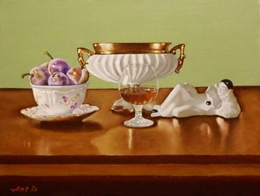 Print of Photorealism Still Life Paintings by Arthur Isayan
