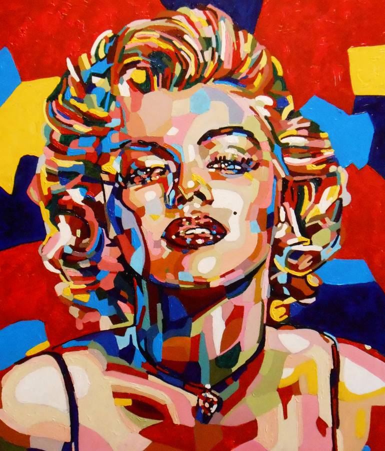 Marilyn Monroe. Mosaic portrait Painting by Art Is | Saatchi Art