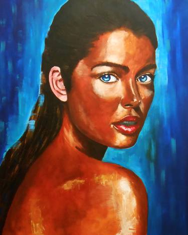 Original Expressionism Portrait Paintings by Arthur Isayan