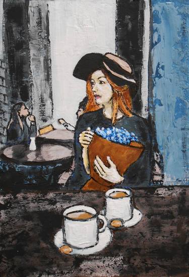 Original Impressionism Women Paintings by Arthur Isayan