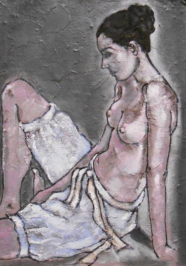Print of Women Paintings by Arthur Isayan