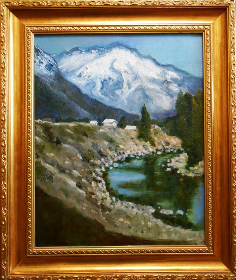 Original Impressionism Landscape Painting by Arthur Isayan