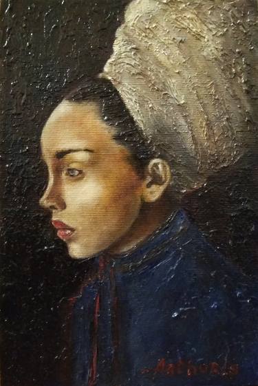 Print of Realism Women Paintings by Arthur Isayan