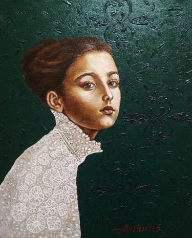 Original Portraiture Women Paintings by Arthur Isayan