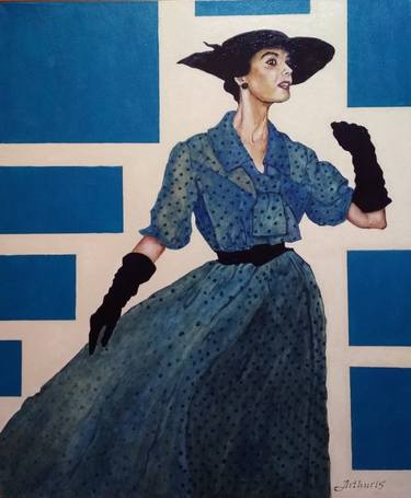 Original Realism Women Paintings by Arthur Isayan