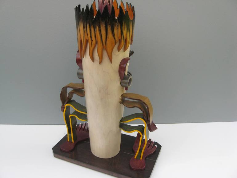 Original Art Deco Humor Sculpture by Marc Maillet