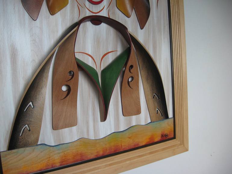 Original Impressionism People Sculpture by Marc Maillet