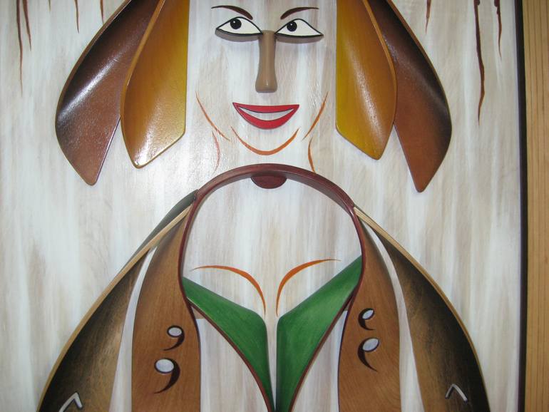 Original Impressionism People Sculpture by Marc Maillet