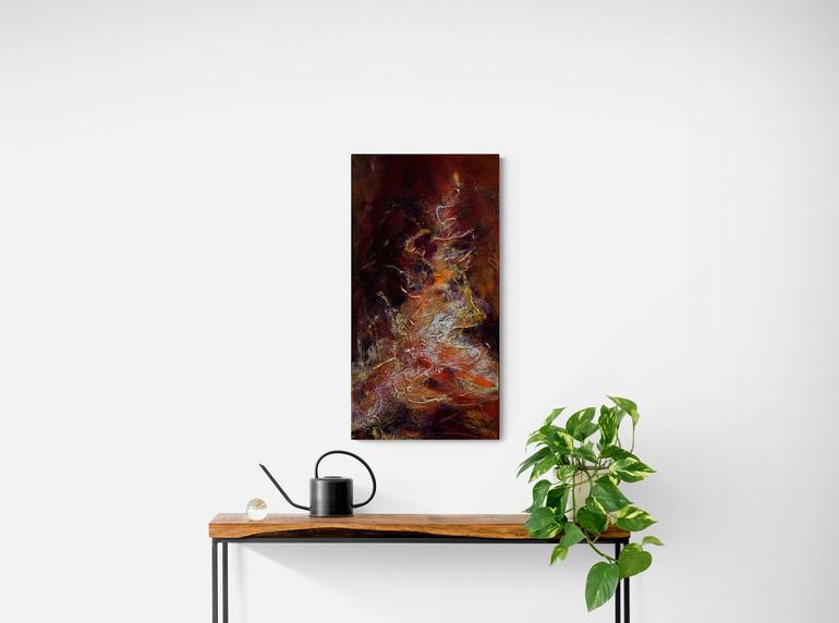 Original Abstract Expressionism Nature Painting by Therese Lydia Joseph