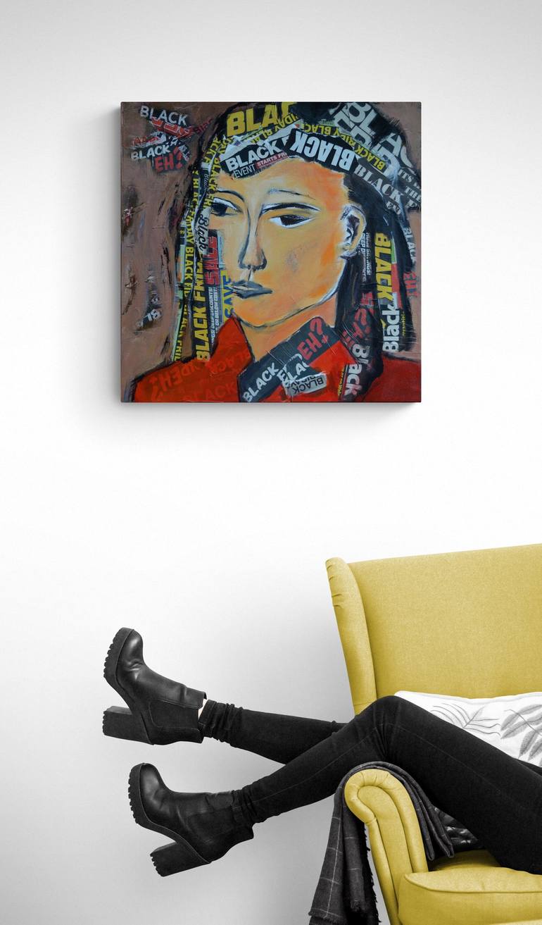 Original Contemporary Women Painting by Therese Lydia Joseph