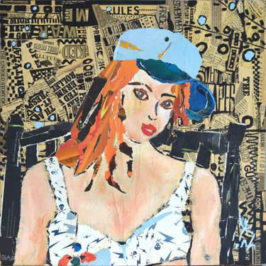 Original Expressionism Women Paintings by Therese Lydia Joseph