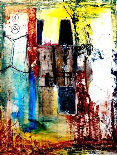 Print of Abstract Expressionism Education Paintings by YAFFAH Kanfitine