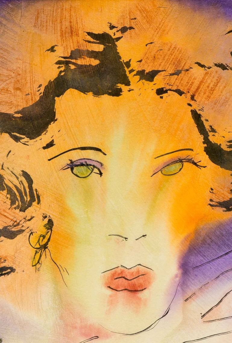 Original Women Painting by Marcel Garbi