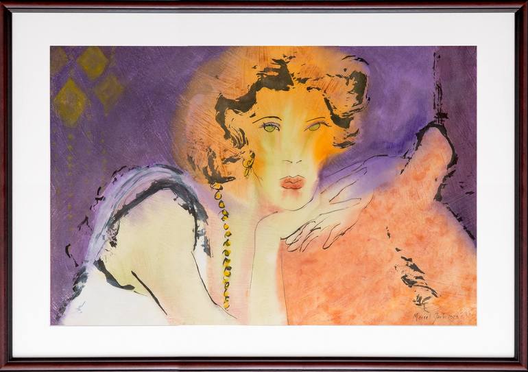 Original Women Painting by Marcel Garbi