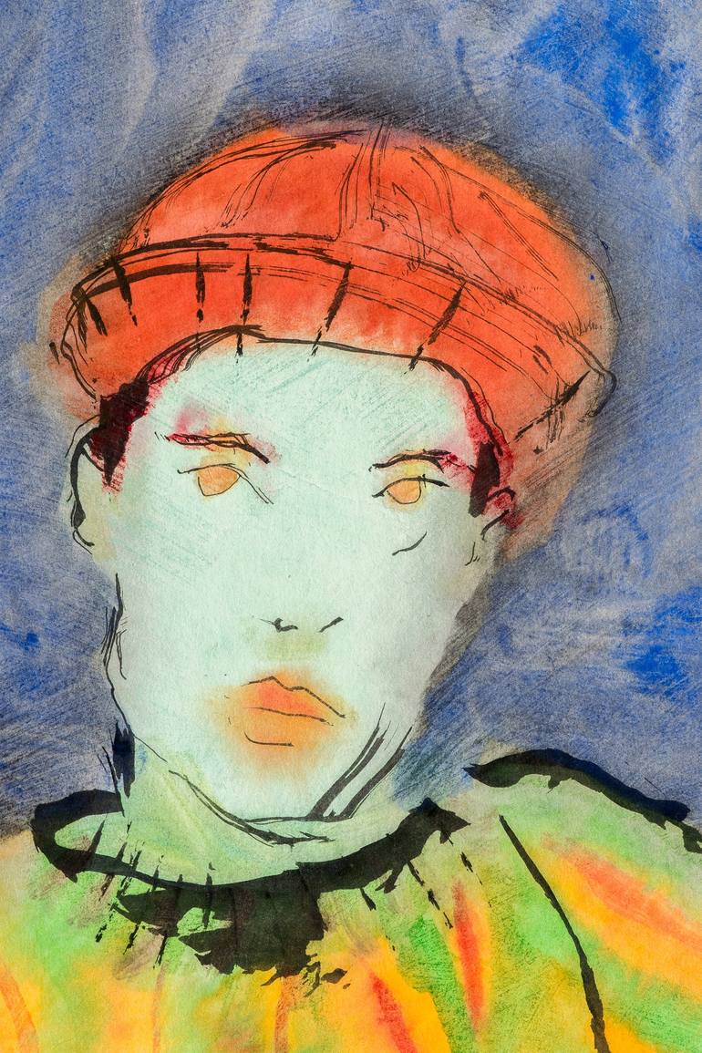 Original Fashion Painting by Marcel Garbi