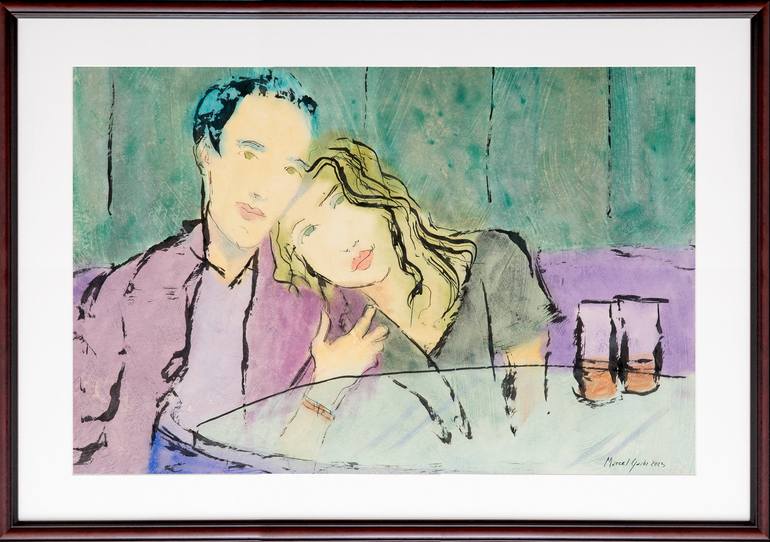 Original Love Painting by Marcel Garbi