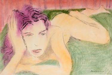 Original Nude Paintings by Marcel Garbi