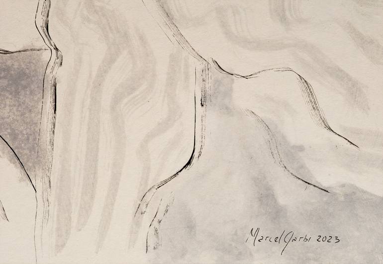 Original Expressionism Love Drawing by Marcel Garbi